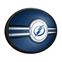 Load image into Gallery viewer, Tampa Bay Lightning: Oval Slimline Lighted Wall Sign - The Fan-Brand