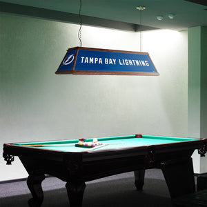 Tampa Bay Lightning: Premium Wood Pool Table Light - The Fan-Brand