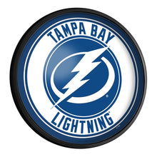 Load image into Gallery viewer, Tampa Bay Lightning: Round Slimline Lighted Wall Sign - The Fan-Brand