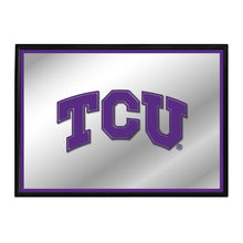 Load image into Gallery viewer, TCU Horned Frogs: Framed Mirrored Wall Sign - The Fan-Brand