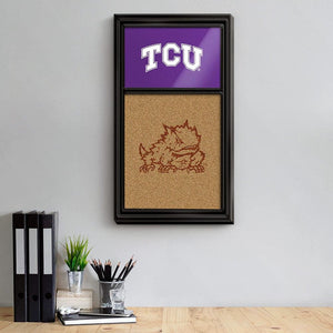TCU Horned Frogs: Horned Frog - Cork Note Board - The Fan-Brand