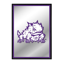 Load image into Gallery viewer, TCU Horned Frogs: Mascot - Framed Mirrored Wall Sign - The Fan-Brand