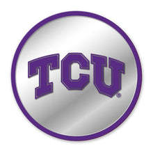 Load image into Gallery viewer, TCU Horned Frogs: Modern Disc Mirrored Wall Sign - The Fan-Brand