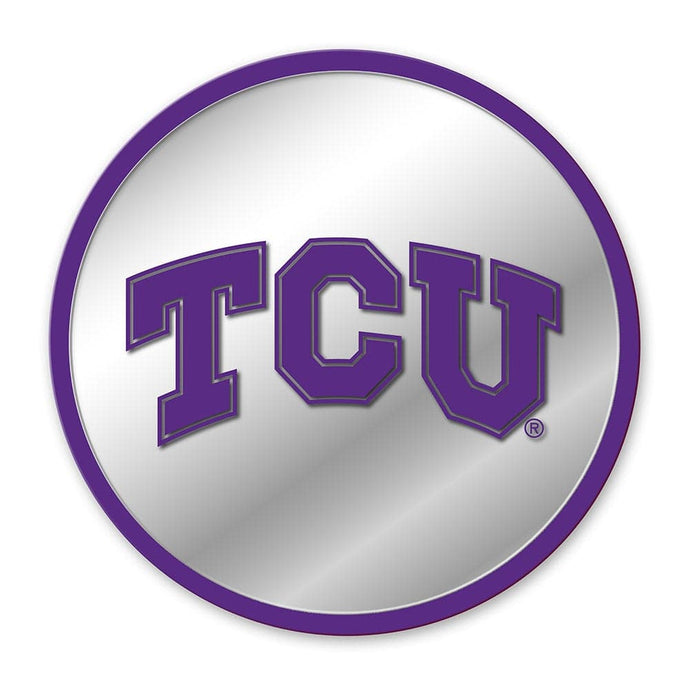 TCU Horned Frogs: Modern Disc Mirrored Wall Sign - The Fan-Brand