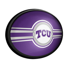 Load image into Gallery viewer, TCU Horned Frogs: Oval Slimline Lighted Wall Sign - The Fan-Brand