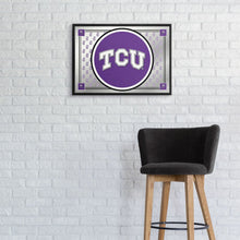 Load image into Gallery viewer, TCU Horned Frogs: Team Spirit - Framed Mirrored Wall Sign - The Fan-Brand