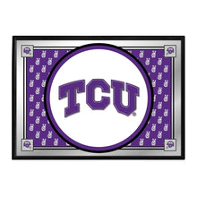 Load image into Gallery viewer, TCU Horned Frogs: Team Spirit - Framed Mirrored Wall Sign - The Fan-Brand