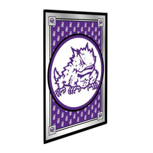 Load image into Gallery viewer, TCU Horned Frogs: Team Spirit, Mascot - Framed Mirrored Wall Sign - The Fan-Brand