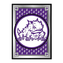 Load image into Gallery viewer, TCU Horned Frogs: Team Spirit, Mascot - Framed Mirrored Wall Sign - The Fan-Brand