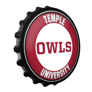 Temple Owls: Bottle Cap Wall Sign - The Fan-Brand