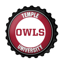 Load image into Gallery viewer, Temple Owls: Bottle Cap Wall Sign - The Fan-Brand