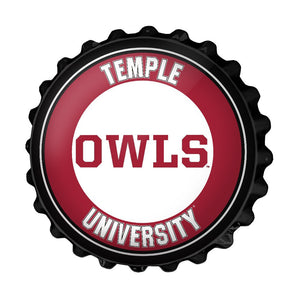 Temple Owls: Bottle Cap Wall Sign - The Fan-Brand