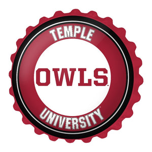 Temple Owls: Bottle Cap Wall Sign - The Fan-Brand