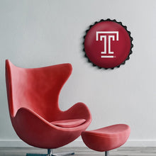 Load image into Gallery viewer, Temple Owls: Bottle Cap Wall Sign - The Fan-Brand