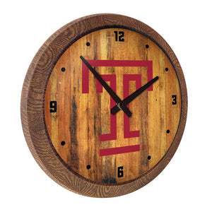 Temple Owls: "Faux" Barrel Top Wall Clock - The Fan-Brand