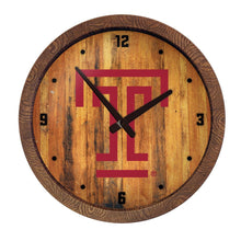 Load image into Gallery viewer, Temple Owls: &quot;Faux&quot; Barrel Top Wall Clock - The Fan-Brand