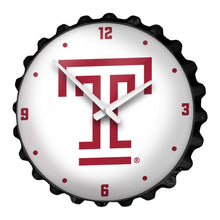 Load image into Gallery viewer, Temple Owls: Logo - Bottle Cap Wall Clock - The Fan-Brand