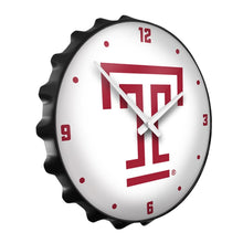 Load image into Gallery viewer, Temple Owls: Logo - Bottle Cap Wall Clock - The Fan-Brand