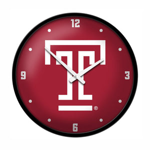 Temple Owls: Modern Disc Wall Clock - The Fan-Brand