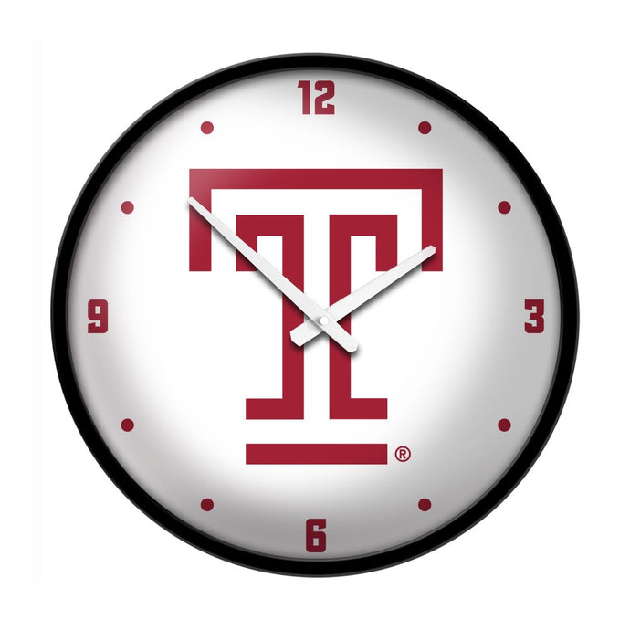 Temple Owls: Modern Disc Wall Clock - The Fan-Brand