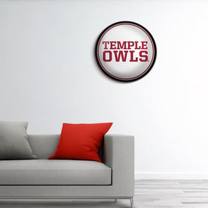 Temple Owls: Modern Disc Wall Sign - The Fan-Brand