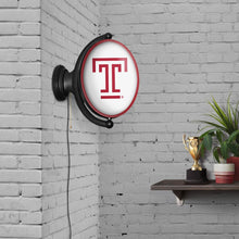 Load image into Gallery viewer, Temple Owls: Original Oval Rotating Lighted Wall Sign - The Fan-Brand