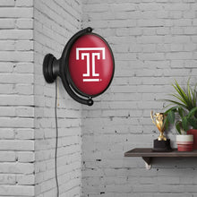 Load image into Gallery viewer, Temple Owls: Original Oval Rotating Lighted Wall Sign - The Fan-Brand