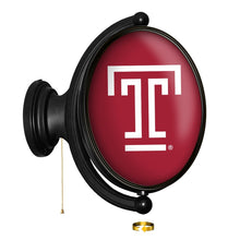 Load image into Gallery viewer, Temple Owls: Original Oval Rotating Lighted Wall Sign - The Fan-Brand