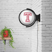 Load image into Gallery viewer, Temple Owls: Original Round Rotating Lighted Wall Sign - The Fan-Brand