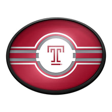 Load image into Gallery viewer, Temple Owls: Oval Slimline Lighted Wall Sign - The Fan-Brand