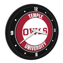 Load image into Gallery viewer, Temple Owls: Owls - Modern Disc Wall Clock - The Fan-Brand