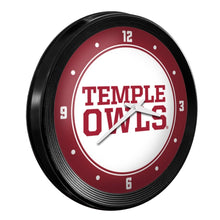 Load image into Gallery viewer, Temple Owls: Ribbed Frame Wall Clock - The Fan-Brand