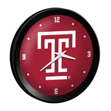 Load image into Gallery viewer, Temple Owls: Ribbed Frame Wall Clock - The Fan-Brand