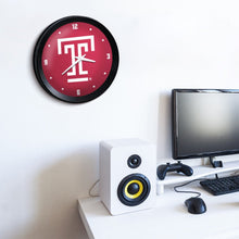 Load image into Gallery viewer, Temple Owls: Ribbed Frame Wall Clock - The Fan-Brand