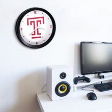 Load image into Gallery viewer, Temple Owls: Ribbed Frame Wall Clock - The Fan-Brand