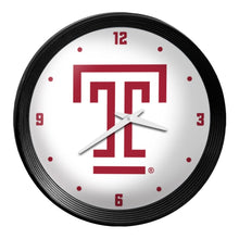 Load image into Gallery viewer, Temple Owls: Ribbed Frame Wall Clock - The Fan-Brand