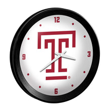 Load image into Gallery viewer, Temple Owls: Ribbed Frame Wall Clock - The Fan-Brand