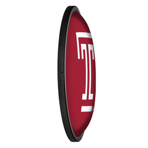 Temple Owls: Round Slimline Lighted Wall Sign - The Fan-Brand