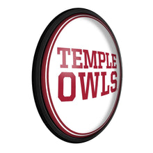 Load image into Gallery viewer, Temple Owls: Round Slimline Lighted Wall Sign - The Fan-Brand