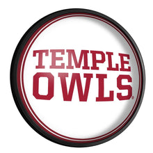 Load image into Gallery viewer, Temple Owls: Round Slimline Lighted Wall Sign - The Fan-Brand
