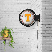 Load image into Gallery viewer, Tennessee Volunteers: Baseball - Round Rotating Lighted Wall Sign - The Fan-Brand