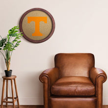 Load image into Gallery viewer, Tennessee Volunteers: &quot;Faux&quot; Barrel Framed Cork Board - The Fan-Brand