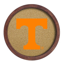 Load image into Gallery viewer, Tennessee Volunteers: &quot;Faux&quot; Barrel Framed Cork Board - The Fan-Brand