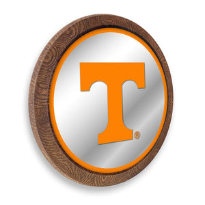 Tennessee Volunteers: "Faux" Barrel Top Mirrored Wall Sign - The Fan-Brand