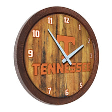 Load image into Gallery viewer, Tennessee Volunteers: &quot;Faux&quot; Barrel Top Wall Clock - The Fan-Brand