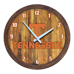 Tennessee Volunteers: "Faux" Barrel Top Wall Clock - The Fan-Brand