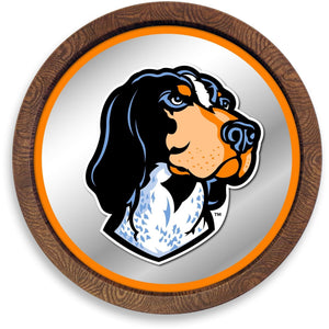 Tennessee Volunteers: Mascot - "Faux" Barrel Top Mirrored Wall Sign - The Fan-Brand