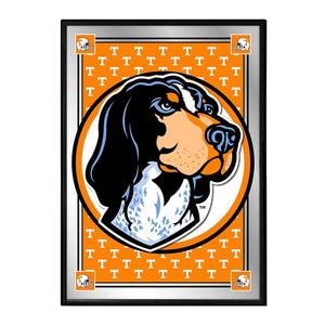 Tennessee Volunteers: Mascot Team Spirit - Framed Mirrored Wall Sign - The Fan-Brand