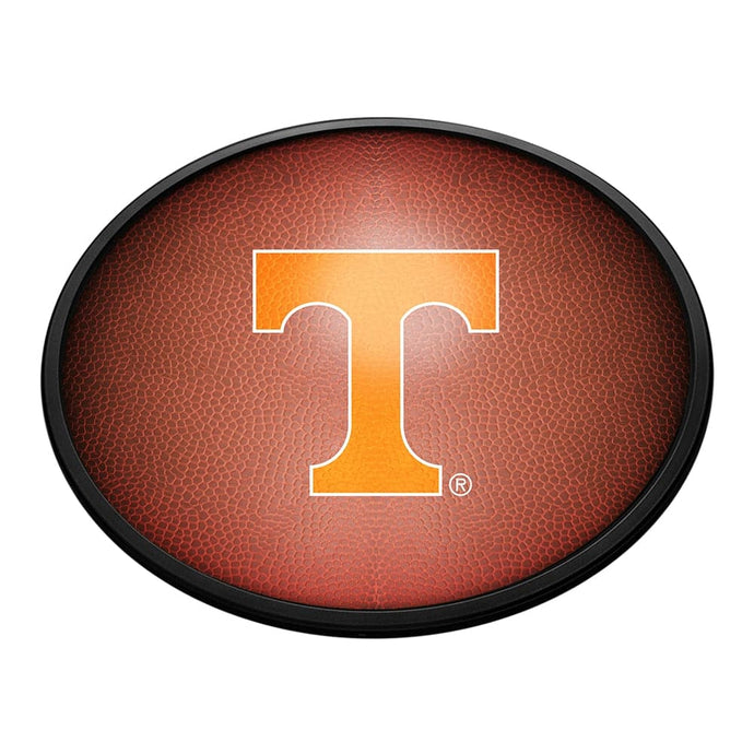 Tennessee Volunteers: Pigskin - Oval Slimline Lighted Wall Sign - The Fan-Brand