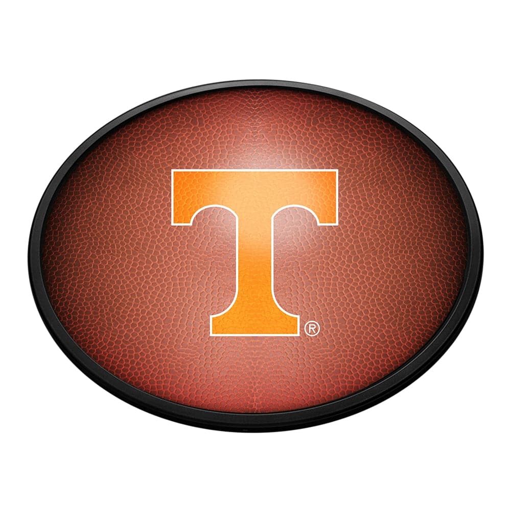 Tennessee Volunteers: Pigskin - Oval Slimline Lighted Wall Sign - The Fan-Brand